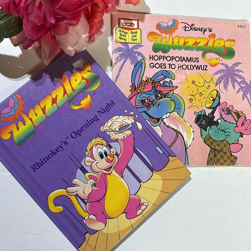 WUZZLES BOOK 1980s wuzzel book Wizzles Books WALT DISNEY WUZZLES BOOKS